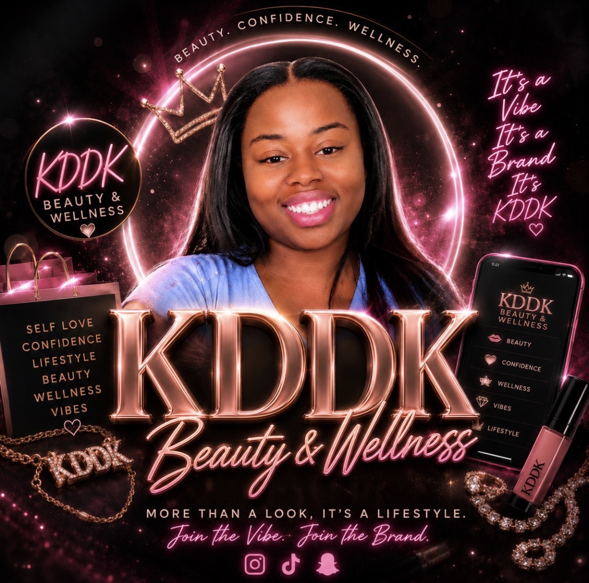 KDDK Beauty & Wellness founder